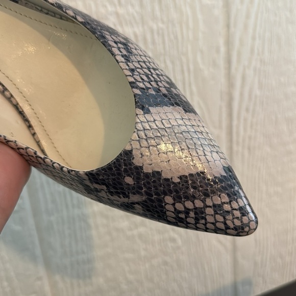 Franco Sarto Tudor snakeskin blush pumps size 8 1/2 M - Picture 7 of 10